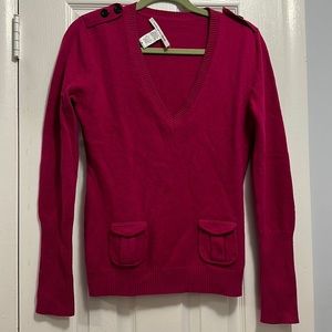 Diane Von Furstenberg Pink Sweater Wool Blend Medium